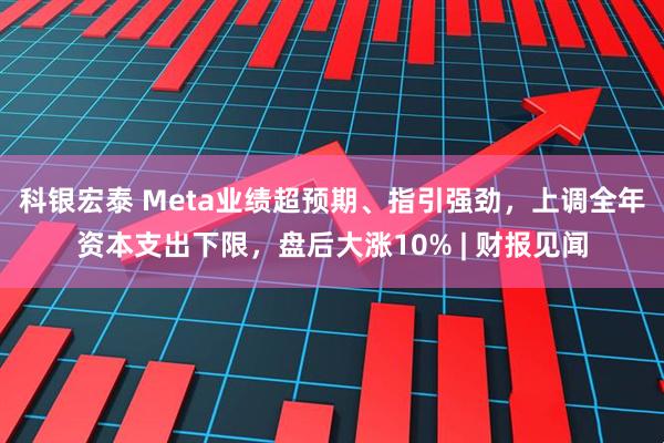 科银宏泰 Meta业绩超预期、指引强劲，上调全年资本支出下限，盘后大涨10% | 财报见闻